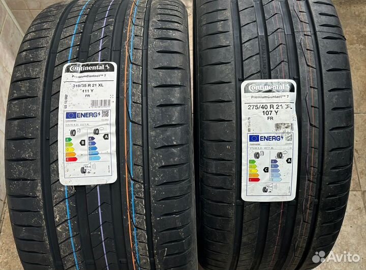 Continental PremiumContact 7 275/40 R21 и 315/35 R21
