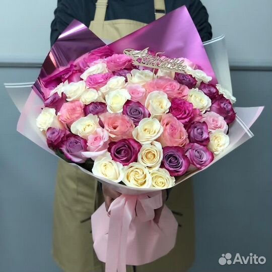 51 роза. Доставка по Красноярску
