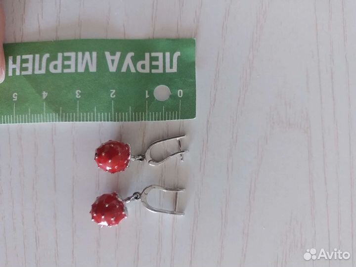 Серебряные серьги