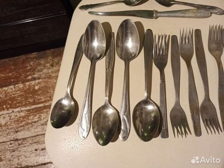 Ложки столовые нержавейка СССР