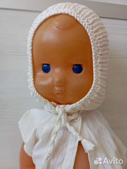 Пупс в ванночке времён СССР (39 см)