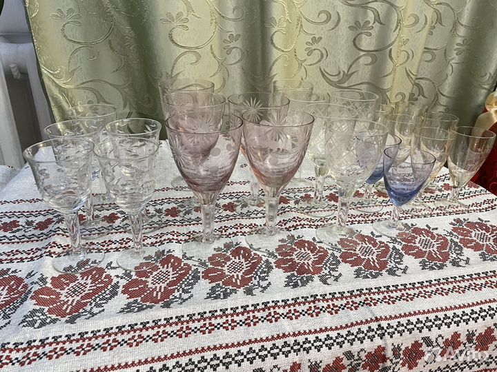 Бокалы и рюмки СССР