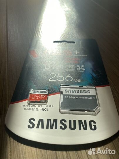 Карта памяти micro sd 256 gb Samsung Evo Plus