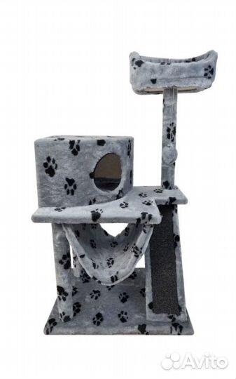 Кошачий домик с когтеточкой