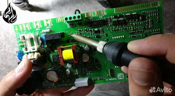Ремонт платы газового котла