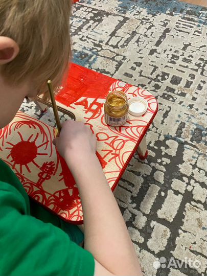 Стульчик-разукрашка