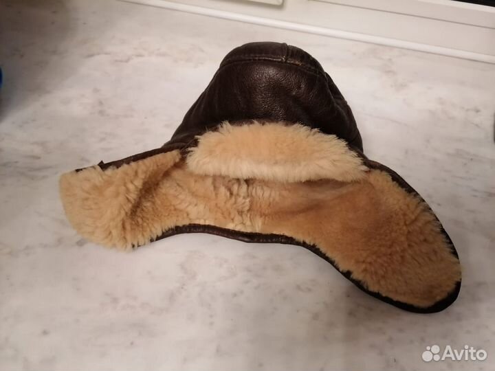 Шапка-ушанка-шлем на мальчика