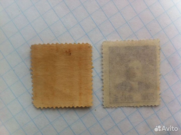 Китай Сунь Ятсен 1950г. Чан Кайши 1929г.Чистые.Лот