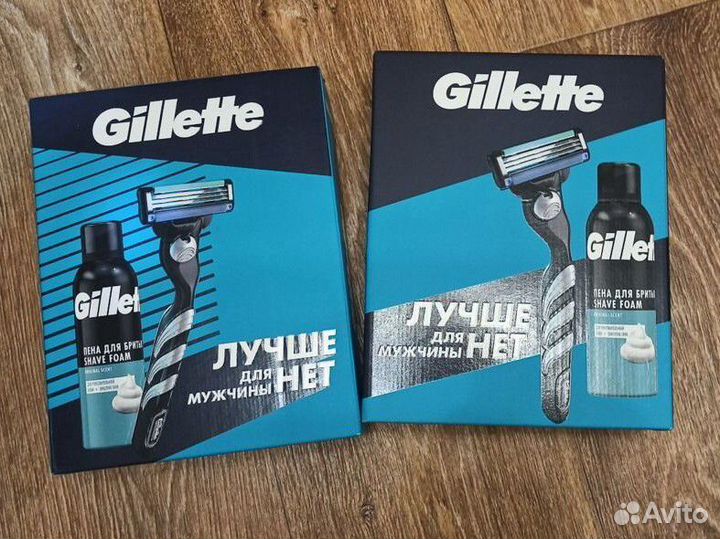 Подарочный набор Gillette Mach3 новый мужской