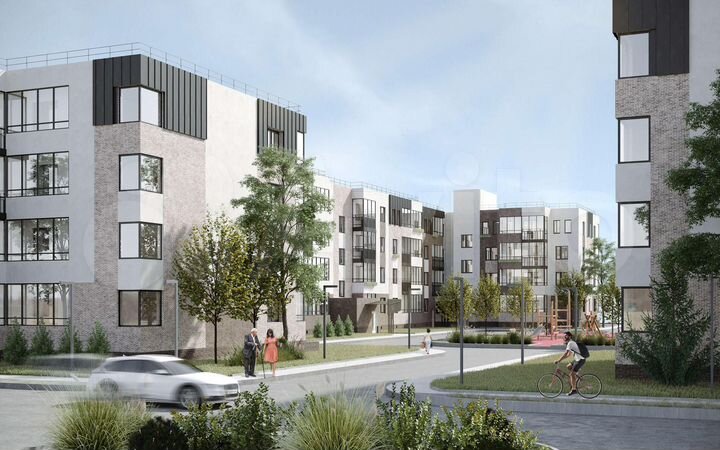 2-к. квартира, 69,2 м², 1/4 эт.