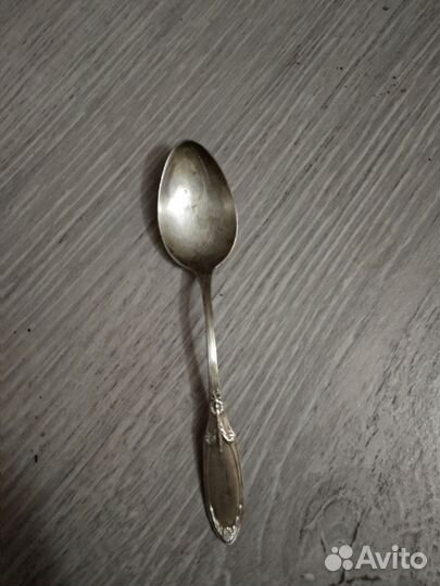 Ложка кофейная серебряная