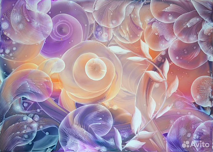 Абстрактная картина для интерьера и декора