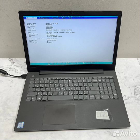 Шустрый ноутбук Lenovo core i3 8ram ssd