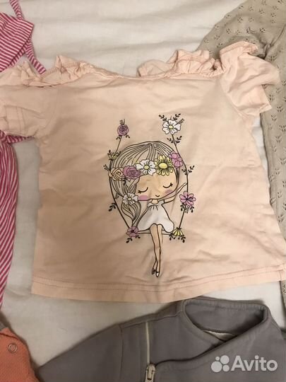 Детские вещи пакетом девочке р.86-92