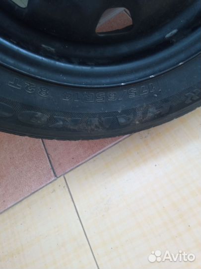 Колесо с диском 175 65 R14 летняя бу