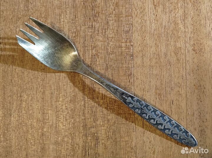 Лопатка для торта, ложки чайные серебро СССР