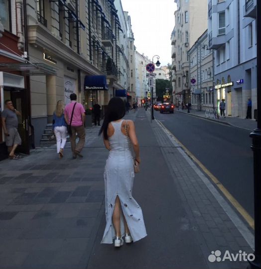 Джинсовое платье