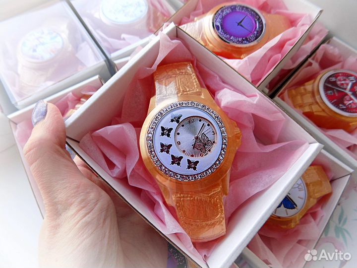 Мыло ручной работы «Золотые женские часики»