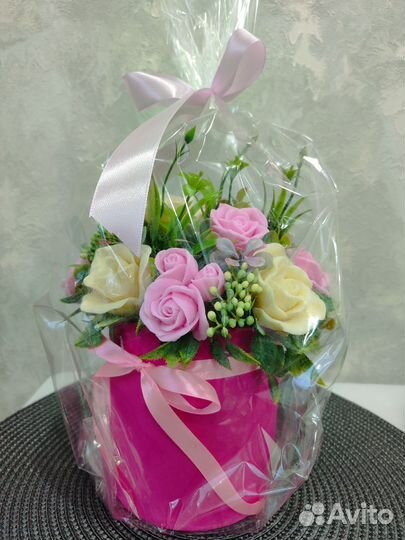 Букет цветов из мыла