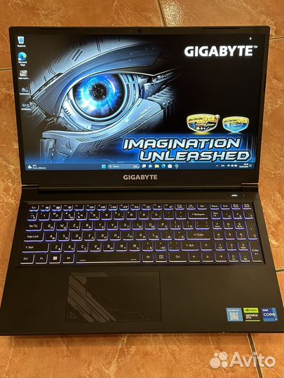 Игровой ноутбук gigabyte 2023/i7/rtx4060