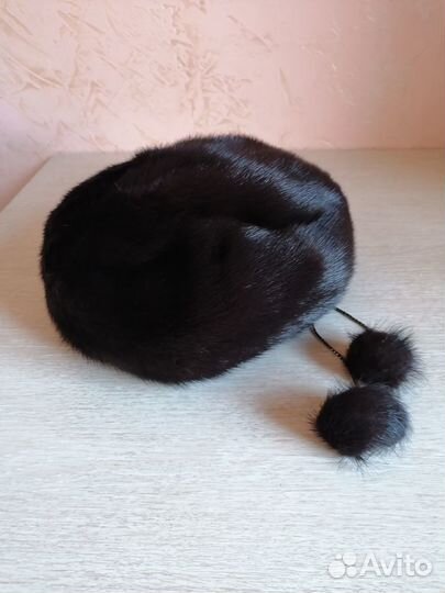 Шапка норковая женская бу