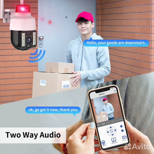 Камера видеонаблюдения(поворотная,уличная)