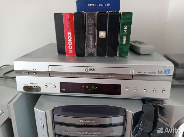 HiFi Stereo Видеомагнитофон LG L399. VHS Стерео