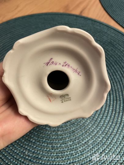 Пасхальное яйцо фарфор, гжель