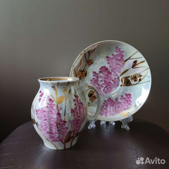 Чашки, графины, Гжель