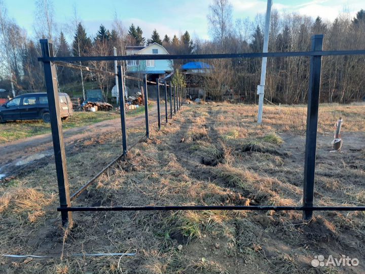 Свая комби винтовая d57 для забора и ворот