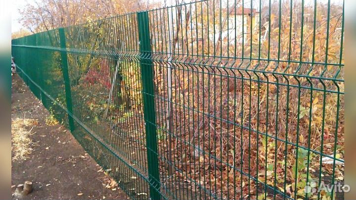 Забор сетка 3д