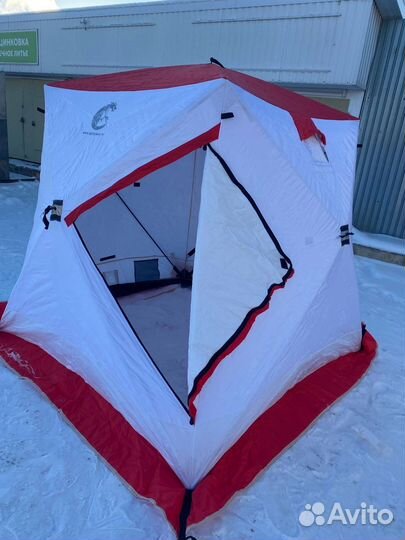 Палатка куб.3слоя снегирь 200х200х200см180х180х180