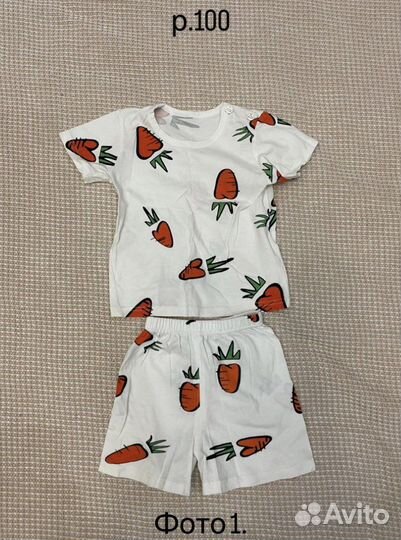 Девочка костюм платье пижама 92 98 104 110