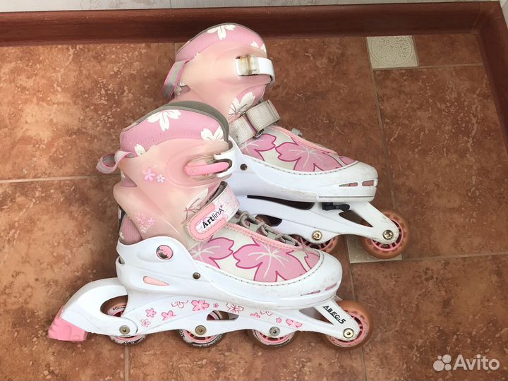 Роликовые коньки р.38