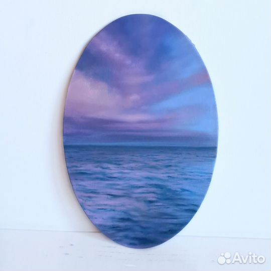 Картина маслом на холсте море