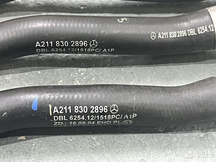 Патрубки мерседес w211 двигатель m272