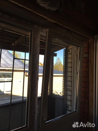 Балконный блок с дверью