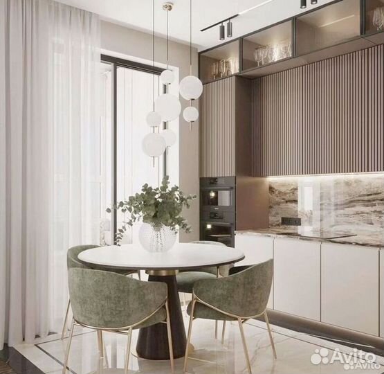 Кухня с установкой