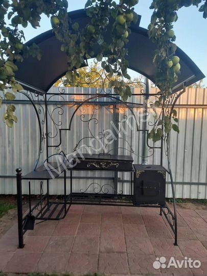 Мангал в стиле лофт