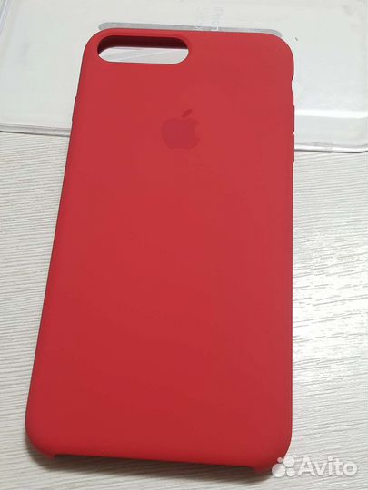Оригинал Silicone Case iPhone 8 Plus (7 Plus) Red