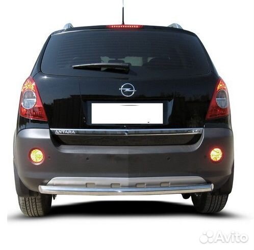 Защита заднего бампера Opel antara (2006)