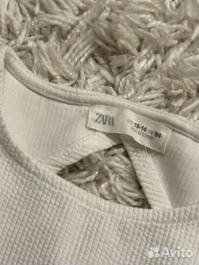 Футболка в рубчик zara kids 164 для девочек