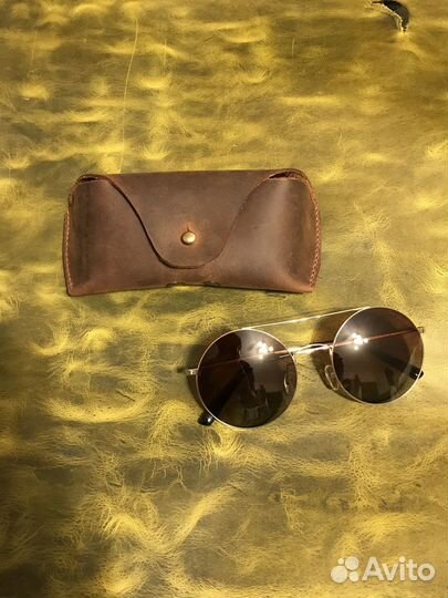 Чехол для очков из кожи