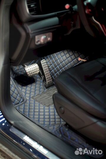 3D коврики из экокожи Maybach