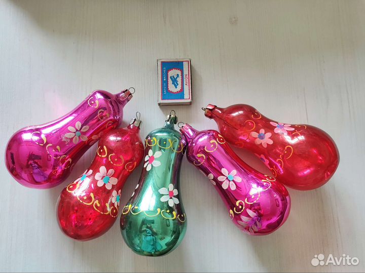 Елочные игрушки СССР колокола и не только