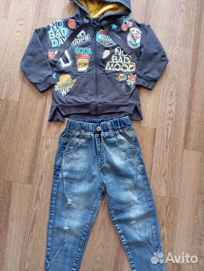 Одежда пакетом на мальчика 98 104