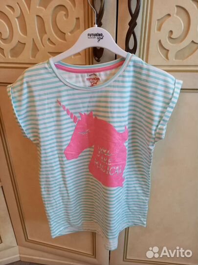 Футболка новая для девочки 158