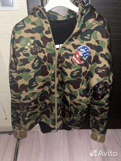 Bape adidas full zip hoodie оригинал