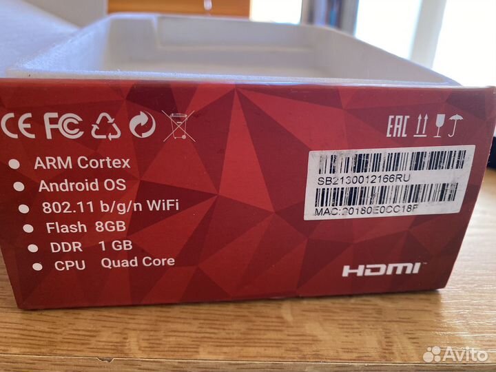 Мультимедийный плеер Android TV Box CX-R9 SB-213