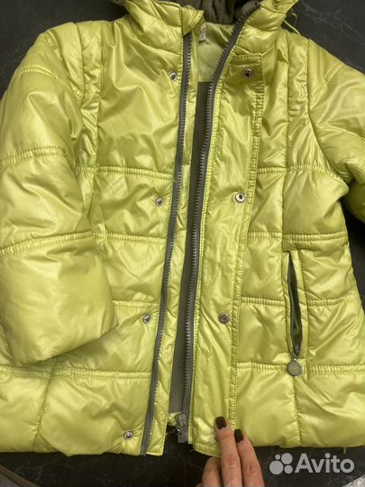 Куртка для девочки 104 теплая